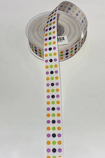 Hobigram Πουά τυπωμένη κορδέλα Grosgrain – Προσαρμοσμένο σχέδιο, Αξεσουάρ, Ποιοτική Παραγωγή, Στυλ που τραβάει τα βλέμματα – Κορδέλα