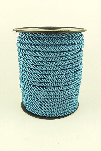 Hobigram Нафтова синя мотузка 6 мм 10 м – Мотузка для в'язання, стильний дизайн, жіночий аксесуар – Мотузка для в'язання – Мотузка для в'язання