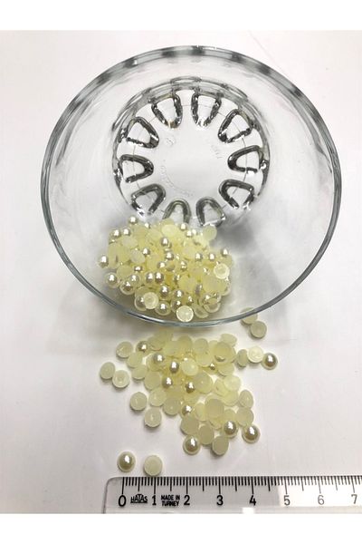 Hobigram Mărgele de plastic cu jumătate de perle – Design special, Accesoriu, Producție de calitate, Stil atrăgător – Mărgele