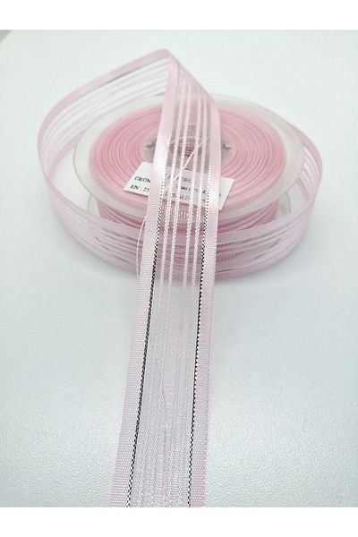Hobigram Pink Rope Ribbon 2,5 Cm 1 Meter – Κορδέλα, Κομψό Σχέδιο, Γυναικείο Αξεσουάρ – Κορδέλα – Κορδέλα