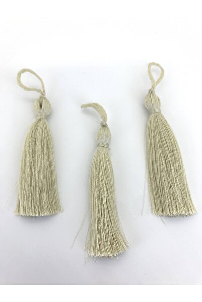 Hobigram Cremă închisă la culoare cu ciucuri 7 cm 5 bucăți – Design special, ...