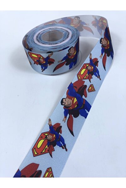 Hobigram شريط جروسرين بشخصية سوبرمان باللون الأزرق بعرض 4 سم – شريط، تصميم أن...