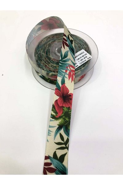 Hobigram Τυπωμένη σατέν κορδέλα 2,5 cm – Ειδικό σχέδιο, αξεσουάρ, ποιοτική παραγωγή, εντυπωσιακό στυλ