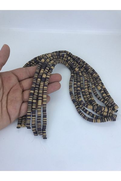 Hobigram خرز عجينة فيمو بني الخردل - تصميم خاص، إكسسوار، إنتاج عالي الجودة، طراز مثير للنظر - Bon
