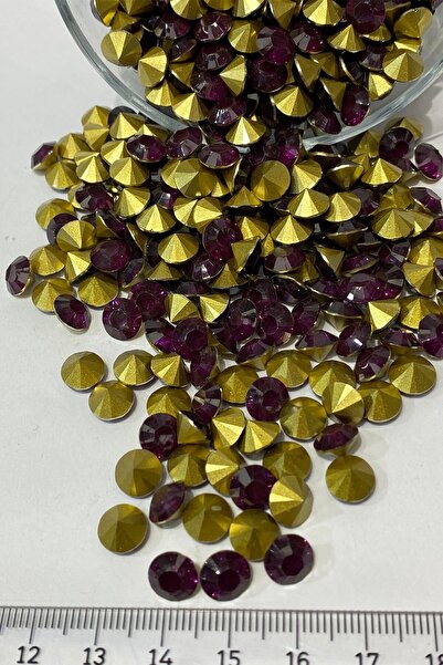 Hobigram Slot Paste Stone Tamna Fuksija 1 Pakovanje 50 Komada – Perle, Modera...