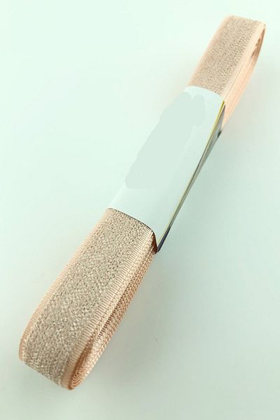 Hobigram Salmon Glitter Velvet Effect Κορδέλα 1,5 cm – Κορδέλα, Κομψό Σχέδιο, Γυναικείο Αξεσουάρ – Κορδέλα