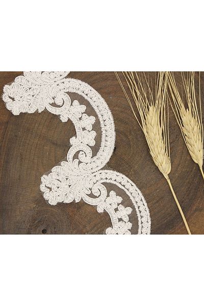 Hobigram Off White French Guipure 2590 – Ειδικό σχέδιο, αξεσουάρ, ποιοτική παραγωγή, λαμπερό στυλ – Dekorati