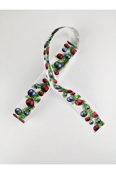 Hobigram شريط منقوش بشجرة صنوبر بيضاء مقاس 2.5 سم 1 متر