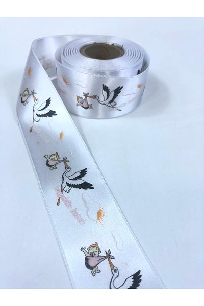 Hobigram Ροζ Welcome Baby Written Satin Ribbon – Ειδικό σχέδιο, Αξεσουάρ, Ποιοτική Παραγωγή, Εντυπωσιακό Sti