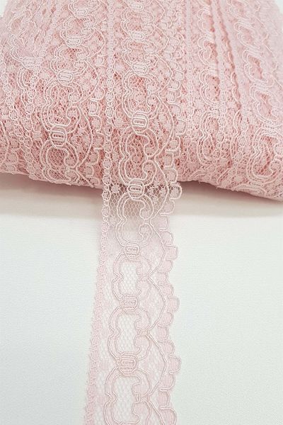 Hobigram Ανοιχτό ροζ Cola Swan Lace 3 cm – Διακοσμητική κορδέλα, Κομψό Σχέδιο, Γυναικείο Αξεσουάρ – Διακοσμητική Κορδέλα