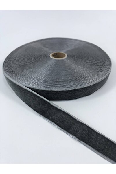 Hobigram Dark Gray Velvet Ribbon Price Is for 1 Meter - Special Design, Accessory, Quality Production, Eye-Catching Style