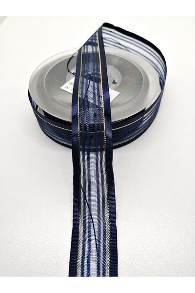 Hobigram Navy Blue Rope Ribbon 2,5 cm 3 Yards – Κορδέλα, Κομψό Σχέδιο, Γυναικείο Αξεσουάρ – Κορδέλα