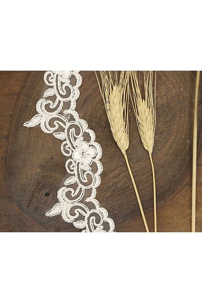 Hobigram French Guipure Off White 2139 – Design special, Accesoriu, Producție de calitate, Stil atrăgător – Decorati