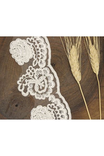 Hobigram Off White French Guipure 331 – Ειδικό Σχέδιο, Αξεσουάρ, Ποιοτική Παραγωγή, Στυλ που τραβάει τα βλέμματα – Διακοσμητικό