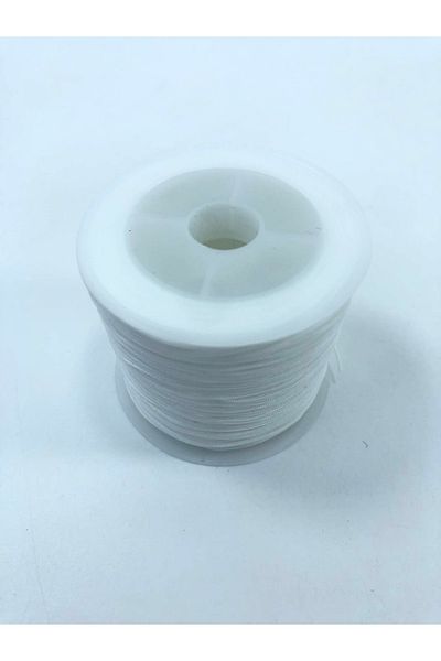 Hobigram Frânghie de parașută de prima calitate (5 METRI) Albă – Mărgele, Design elegant, Accesoriu pentru femei – Mărgele