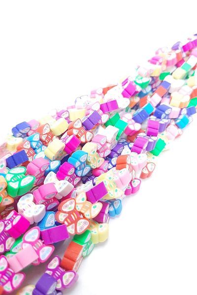 Hobigram Χάντρες Ποικιλία Butterfly Fimo Dough Beads – Ειδικό Σχέδιο, Αξεσουάρ, Ποιοτική Παραγωγή, Εντυπωσιακό Sti