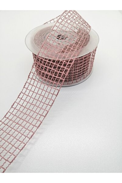 Hobigram Burgundy Mesh Ribbon 4 cm 1 Meter – Special Design, Accessory, Quality Production, Eye-Catching Style – Ribbon