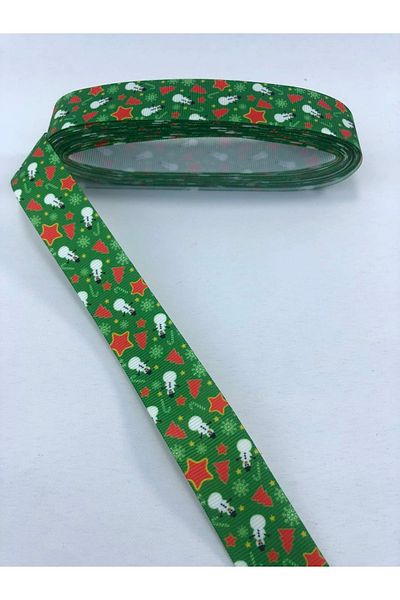 Hobigram Κορδέλα Grosgrain με μοτίβο λευκού χιονάνθρωπου – Ειδικό σχέδιο, αξεσουάρ, ποιοτική παραγωγή, εντυπωσιακό στυλ
