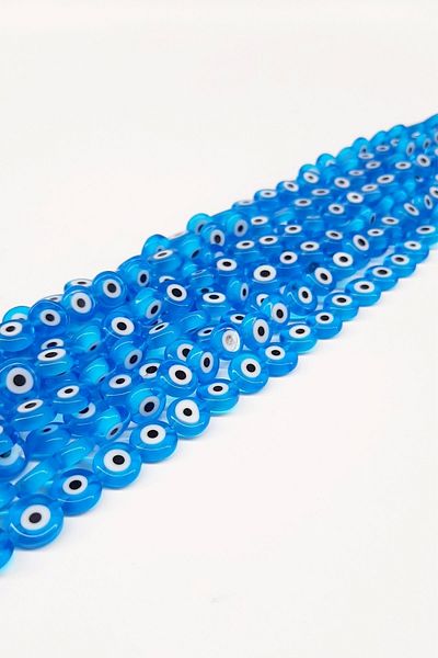 Hobigram Blue Flat Glass Nazar Boncuk Nzr-1049 – Ειδικό σχέδιο, αξεσουάρ, ποιοτική παραγωγή, εντυπωσιακό στυλ – Β