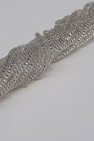 Hobigram Mărgele de nisip din culoarea argintiu transparent – Design special,...