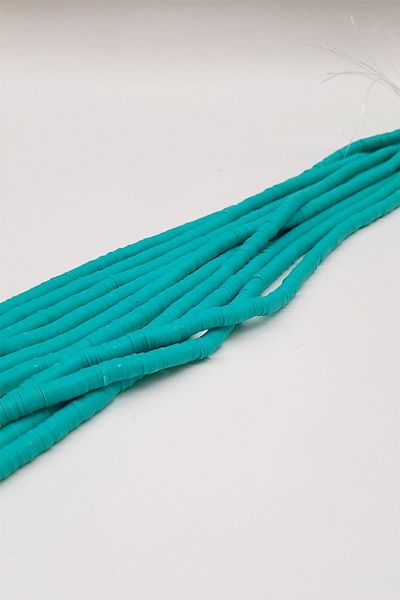 Hobigram Petrol Green Fimo Dough Beads Fhb-1032 – Χάντρες, Κομψό Σχέδιο, Γυναικείο Αξεσουάρ – Χάντρες – Χάντρες