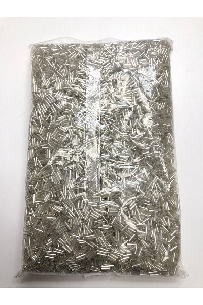 Hobigram خرز أنبوبي فضي 5 مم 500 جرام Jdn-1018 – خرز، تصميم أنيق، إكسسوار نسائي – خرز