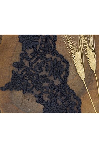 Hobigram Navy Blue French Guipure 756 – Ειδικό σχέδιο, Αξεσουάρ, Ποιοτική Παραγωγή, Εντυπωσιακό Στυλ – Διακοσμητικό Σ