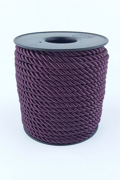 Hobigram Μωβ κορδόνι 3 mm 10 Mt – Σχοινί πλεξίματος, κομψό σχέδιο, γυναικείο αξεσουάρ – Σχοινί πλεξίματος – Σχοινί πλεξίματος