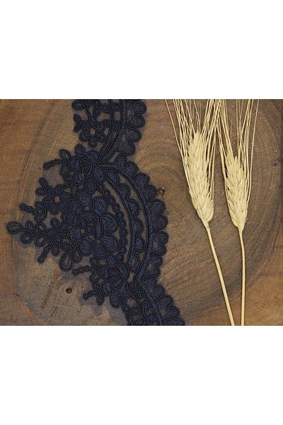 Hobigram Navy Blue French Guipure 2370 – Ειδικό σχέδιο, αξεσουάρ, ποιοτική παραγωγή, εντυπωσιακό στυλ