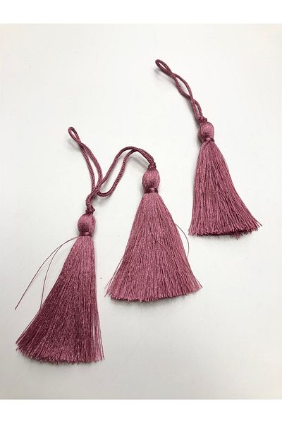 Hobigram شرابة واحدة من البرقوق 10 قطع 7 سم Tps-1020 – شريط زخرفي، تصميم أنيق، إكسسوار نسائي – ديكورات