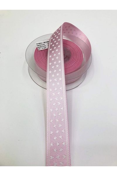 Hobigram Τυπωμένη σατέν κορδέλα 2,5 cm – Ειδικό σχέδιο, αξεσουάρ, ποιοτική παραγωγή, λαμπερό στυλ – κορδέλα