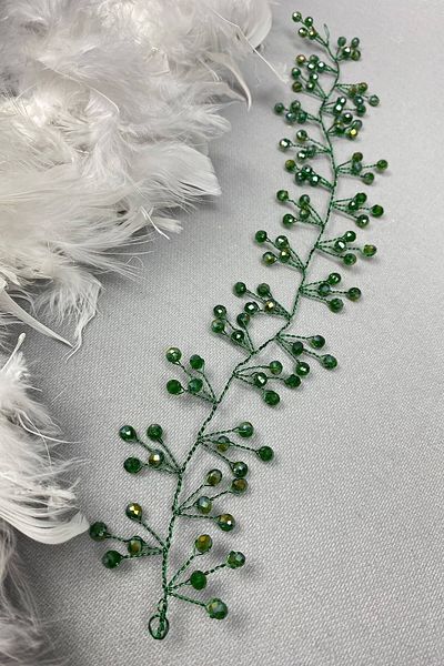 Hobigram إكسسوار شعر موديل Green Sia – تصميم خاص، إكسسوار، إنتاج عالي الجودة، طراز مثير للنظر – شعر آخر