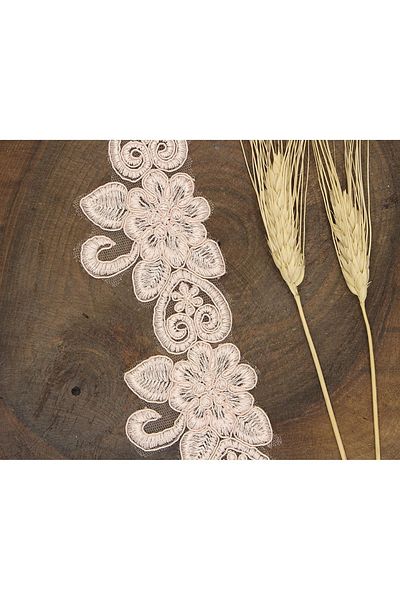 Hobigram Pudră French Guipure 1298 – Design special, Accesoriu, Producție de calitate, Stil atrăgător – Panglică decorativă