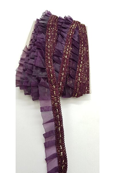 Hobigram Mor Organze Su Taşlı Fırfır -fk-1028 – Özel Tasarım, Aksesuar, Kalit...