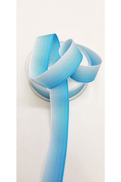 Hobigram Panglică degradată cu dungi albastre -deg-1007 – Design special, accesorii, producție de calitate, stil atrăgător