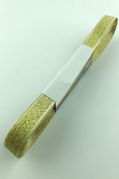 Hobigram Χρυσό Χρώμα Glitter Κορδέλα 1 cm – Ειδικό Σχέδιο, Αξεσουάρ, Ποιοτική Παραγωγή, Εντυπωσιακό Στυλ