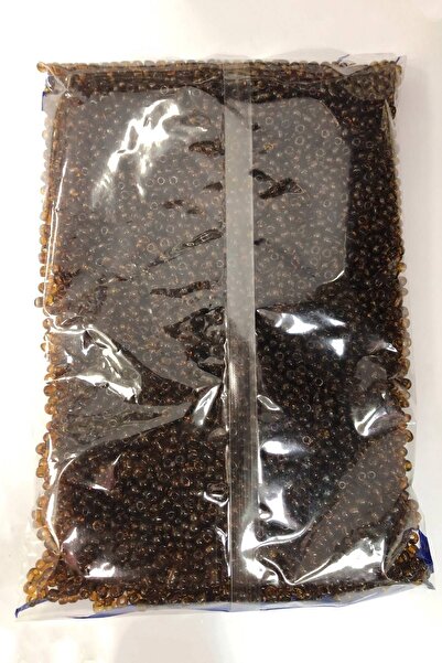 Hobigram Види бісеру Прозорий кавовий пісок бісер 4 мм 500 г – Бісер, стильни...