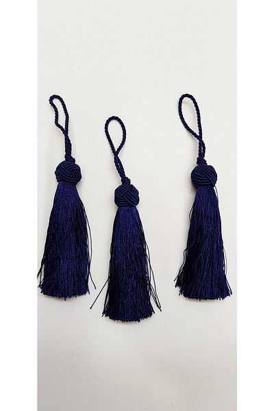 Hobigram Μπλε πόμολο Μονή Φούντα 12cm 1 Τεμάχιο-tps-1070 – Διακοσμητική κορδέλα, Κομψό Σχέδιο, Γυναικείο Αξεσουάρ