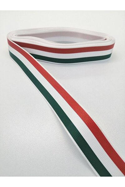 Hobigram Синьо-червоно-біла стрічка з грогрену 2,5 см 2 метри – стрічка, стильний дизайн, жіночі аксесуари