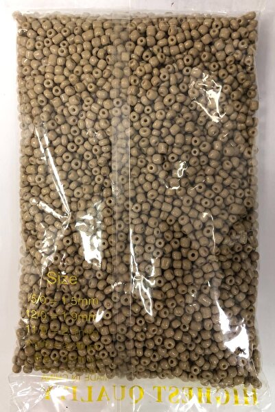 Hobigram Різновиди намистин Капічіно Піщані намистини 4 мм 500 г – Намистини,...