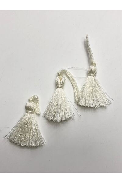 Hobigram Krem Tekli Saçak Püskül 4 Cm 5 Adet – Diğer Parti Malzemeleri, Şık T...