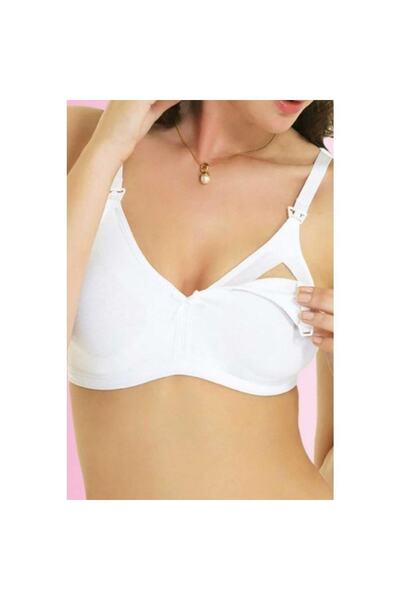 Miorre Balensiz Klipsli %100 Doğal Pamuk Emzirme Sütyeni