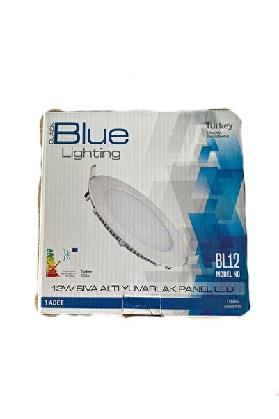 Black Blue Lighting 12w Sıva Altı Yuvarlak Panel Led -bl12