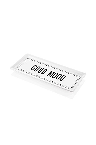 The Mia Stoneware 35*16cm Rectangular Serving Plate Good Mood Prs0186