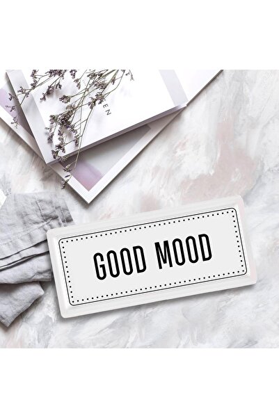 The Mia Stoneware 35*16cm Rectangular Serving Plate Good Mood Prs0186