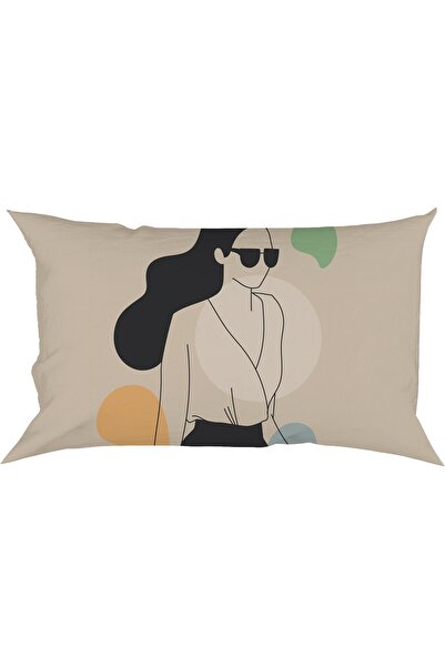 LadiesHome Față de pernă cu design special, dreptunghiulară, imprimată pe dou...