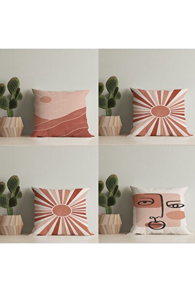 LadiesHome 4 bucăți de huse pentru perne digitale cu design special, cu două ...