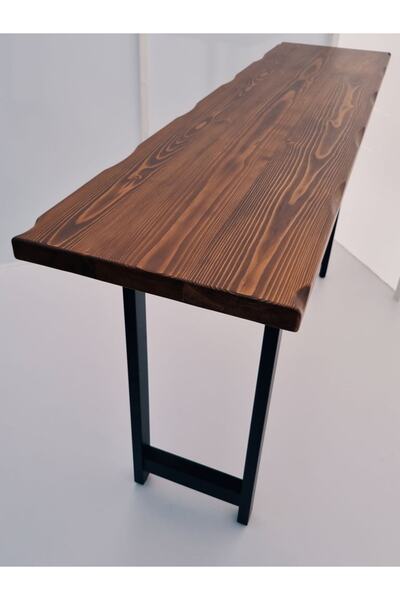 Bintaş Mobilya Kütük Bar Masası 200x50 cm