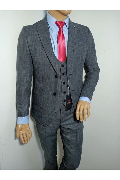 hami Slimfit Vest Suit