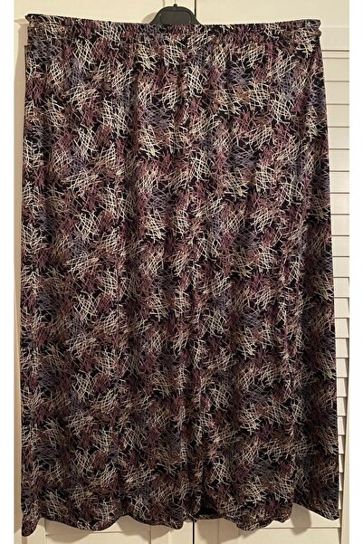 NOBLE STORE Μητρική φούστα με σχέδιο ελαστική βισκόζη